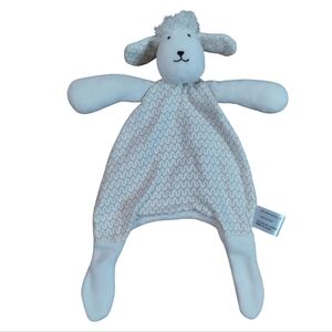 Creative Co-op Lamb Lovey Security Blanket Plush Snuggle Toy Cozy 100% Cotton